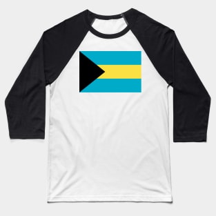 Flag of the Bahamas Baseball T-Shirt